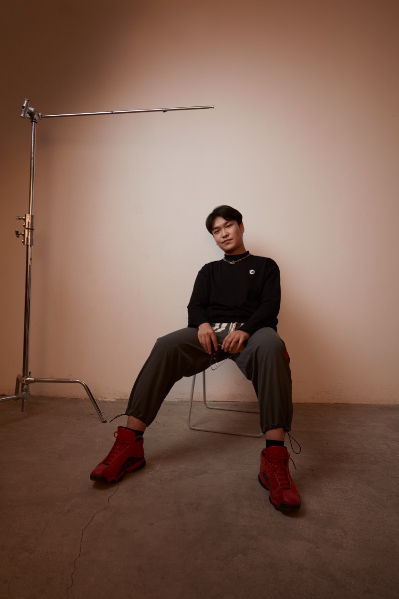 Yifan Jing in the studio